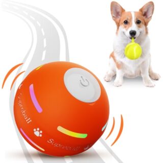 PetDroid Interactive Dog Toys Dog Ball | Motion Activated Automatic Rolling Ball Toys for Dogs | USB Rechargeable