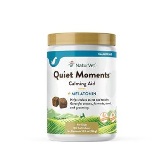 Quiet Moments Calming Aid Dog Supplement, Helps Promote Relaxation, Reduce Stress, Storm Anxiety, Motion Sickness for Dog