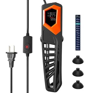 600W Titanium Aquarium Heater - Digital Fish Heater with LED Temp Display and External Controller