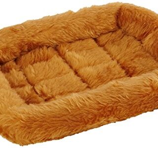 Pets Cinnamon 18-Inch Pet Bed w/ Comfortable Bolster | Ideal for Small Breeds