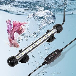 4W 7.5inch Submersible Aquarium Light Underwater Fish Tank Light LED Aquarium Light Bar