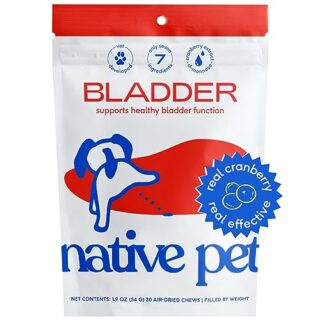 Dog UTI Treatment - Cranberry Chews for Dogs and Cat UTI - Bladder Control for Dogs - Dog Urinary Tract Infection Treatment - UTI Medicine for Dogs
