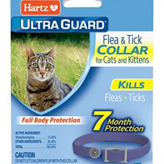 Hartz UltraGuard Purple Flea & Tick Collar for Cats and Kittens - 7 Month Protection