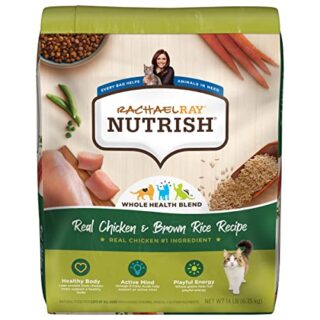 Rachael Ray Nutrish Premium Natural Dry Cat Food, Real Chicken & Brown Rice Recipe