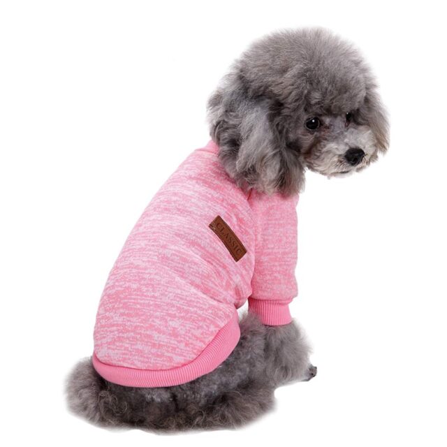 Pet Dog Clothes Soft Thickening Warm Pup Dogs Shirt Winter Puppy Sweater