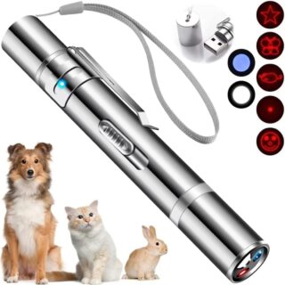 Laser Pointer, Cat Toys for Indoor Cats, Kitten Dog Pen Toy, Red Dot LED Light Pointer Interactive Cats Dogs