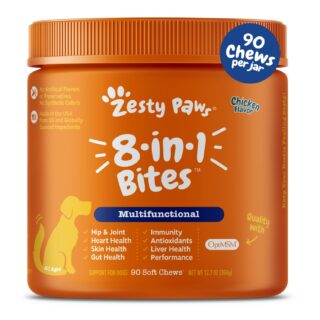Multivitamin Treats for Dogs - Glucosamine Chondroitin for Joint Support + Digestive Enzymes