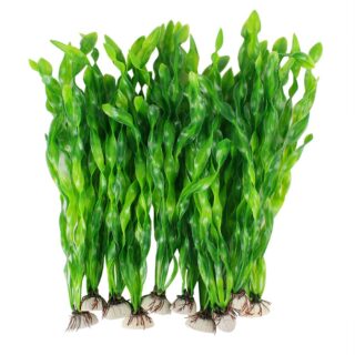 Artificial Seaweed Water Plants for Aquarium, Plastic Fish Tank Plant Decorations