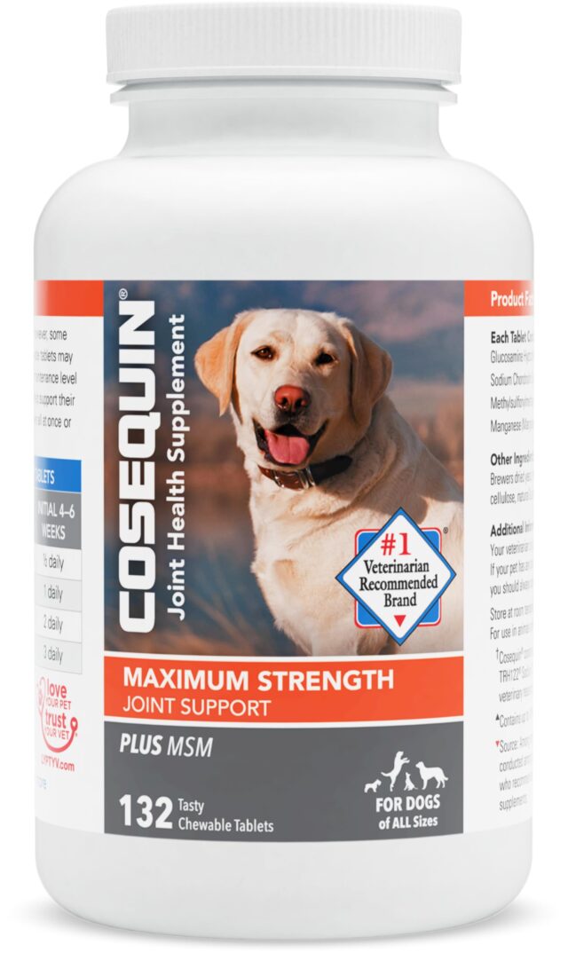 Nutramax Laboratories Cosequin Maximum Strength Joint Health Supplement for Dogs