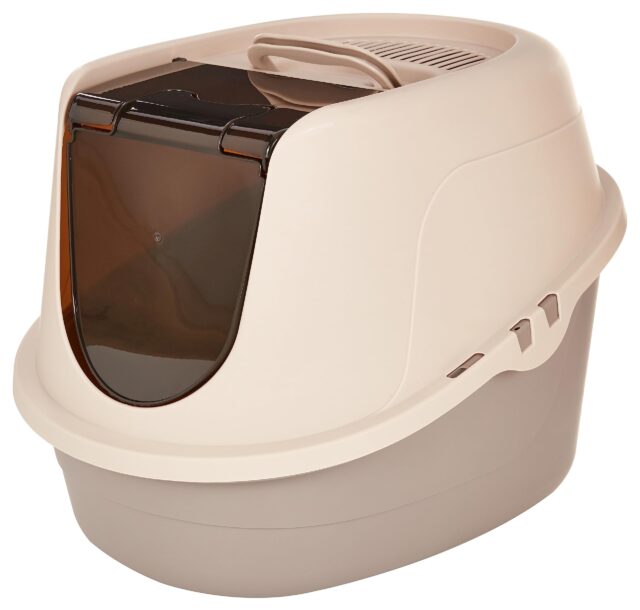 No-Mess Hooded Cat Litter Box, Standard