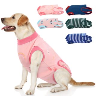 Dog Recovery Suit After Surgery, Soft Dog Surgery Recovery Suit for Male Female Pet Dogs Cats