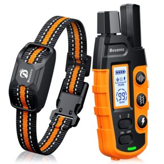 Dog Shock Collar - 3300Ft Dog Training Collar with Remote for 5-120lbs Dogs Rechargeable Waterproof e Collar with Beep