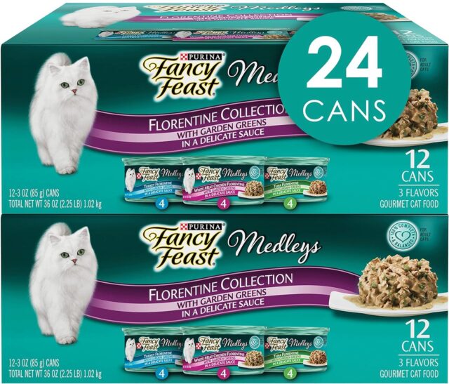 Purina Fancy Feast Wet Cat Food Medleys - (2 Packs of 12) 3 oz. Cans