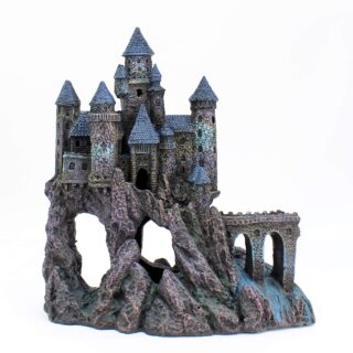 Wizard’s Castle Aquarium Decoration – Safe for Freshwater and Saltwater Fish Tanks