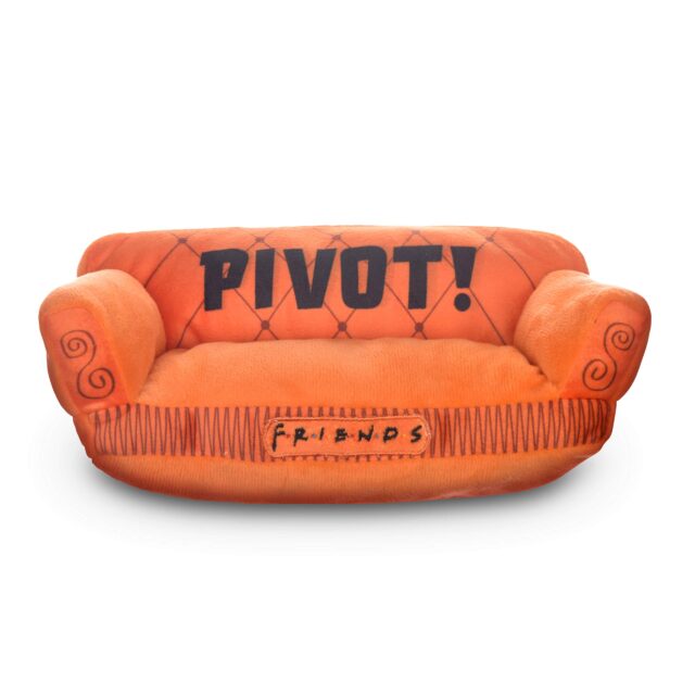 Friends the TV Show Friends Dog Toy, Orange Sofa Pivot Couch from Friends TV Show Stuffed Animal Dog Toy