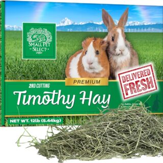 Small Pet Select 2nd Cutting Perfect Blend Timothy Hay Pet Food for Rabbits, Guinea Pigs, Chinchillas and Other Small Animals,12 LB