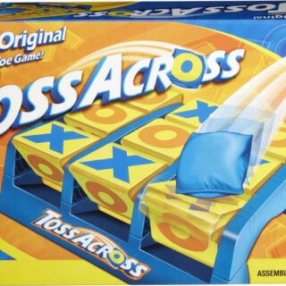 Mattel Games Toss Across Kids Outdoor Game, Bean Bag Throw for Camping & Family Nights, Get 3-in-a-Row for 2 to 4 Players