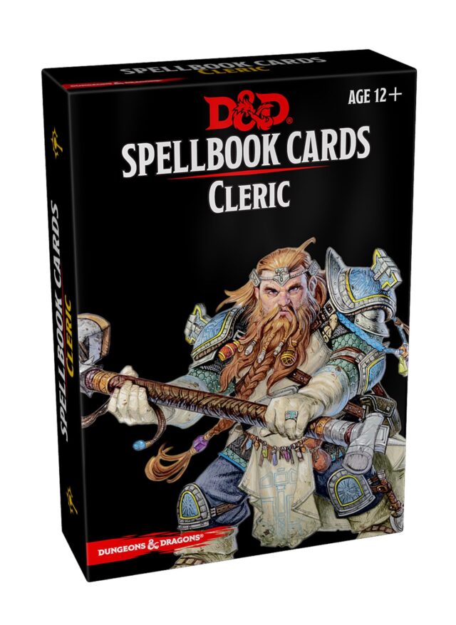 Cleric D and D 5e Spellbook Cards – DnD 5e Cleric Spells