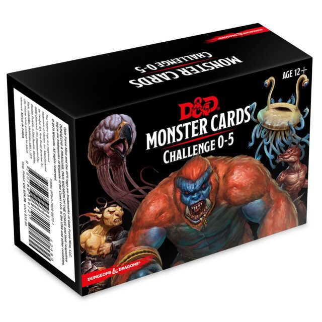 D&D Monster Cards – Dungeons and Dragons Monster Cards - Spellbook Cards for 5e