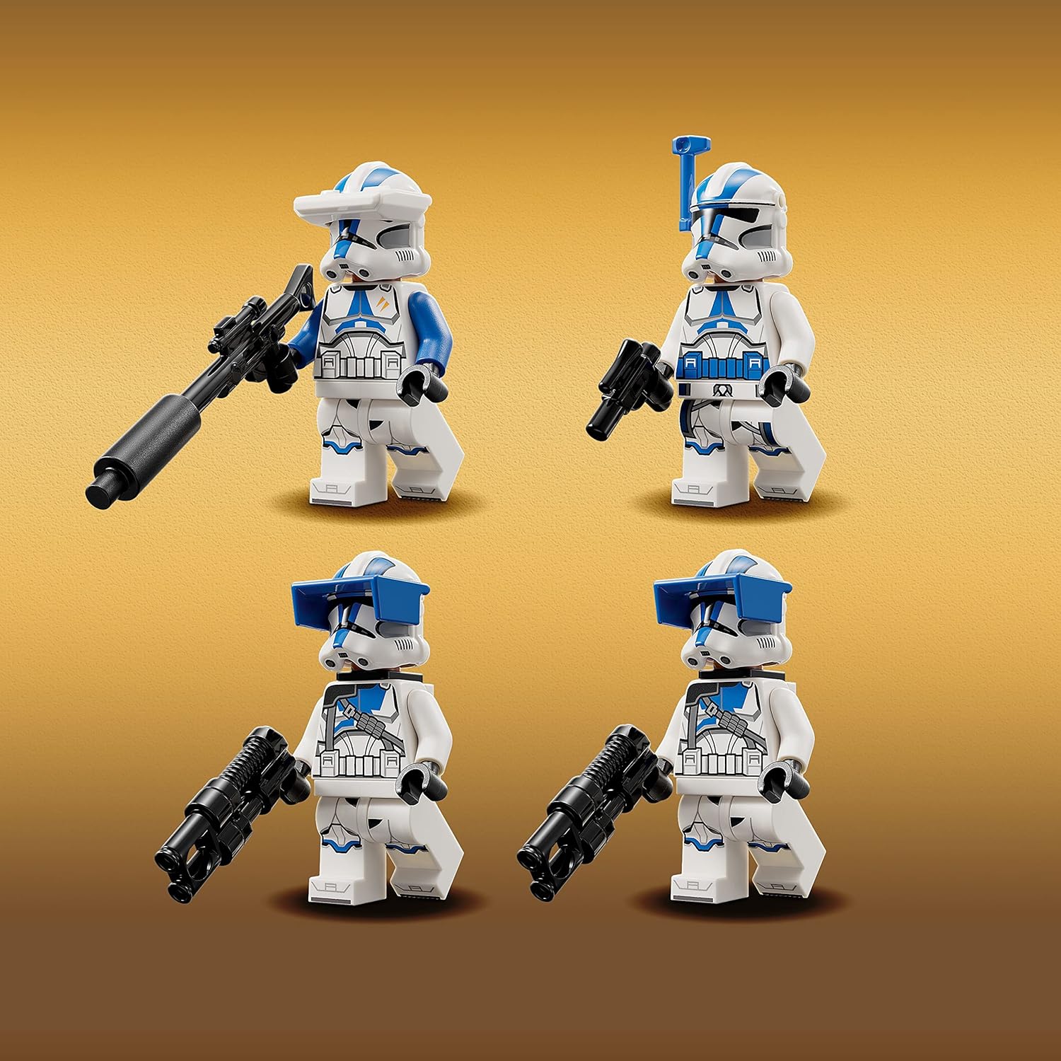 LEGO Star Wars Clone Troopers Battle Pack Toy Set, Buildable AV-7 Anti Vehicle Cannon, with 4 Clone Trooper Minifigures, Portable Travel Toy, Great Birthday Gift for Kids Ages 6 and Up - Bison Prime LLC